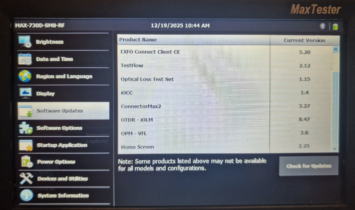 2024 EXFO Max 730D SM8 IOLM Max Tester Fibre Optic Testing Device OTDR22
