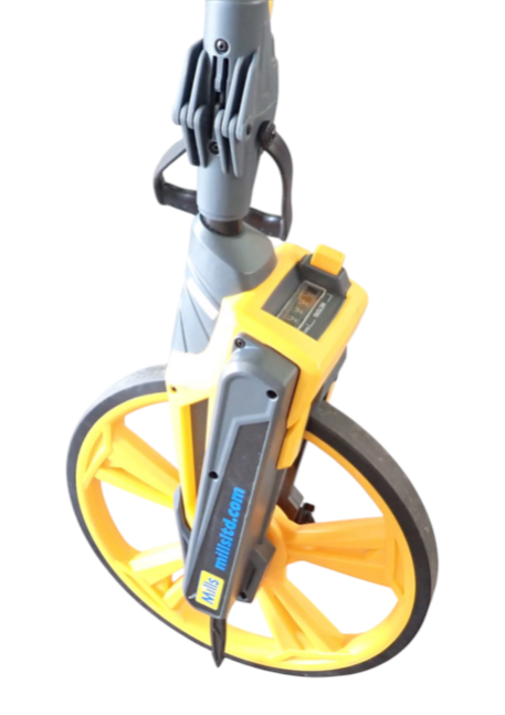 Mills S00 6671 Heavy Duty Folding Distance Measuring Wheel With Brake And Stand6