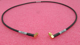 Huber & Suhner 990596B RF Coaxial Cable 85cm SMA Male Right Angle to Right Angle