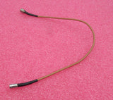 Konvolut 3 x Huber &amp; Suhner HF-Koaxialkabel, braun, 300 mm, SMA-Stecker auf MCX-Buchse