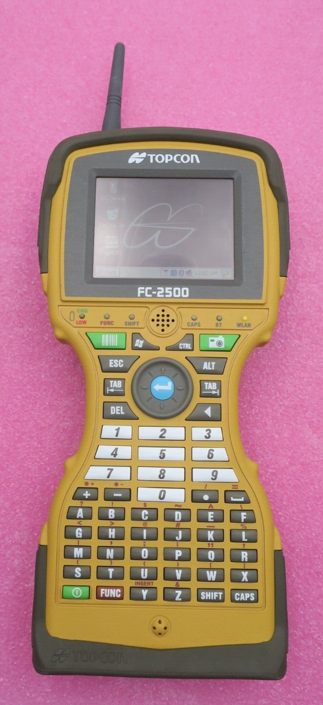 Contrôleur d'enquête robotique sur le terrain Topcon FC-2500 Collecteur de données RS-1 Radio 2,4 GHz