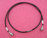 BNC-Stecker gerade zum BNC-Stecker gerade 1,2 m schwarzes Koaxial-HF-Kabel