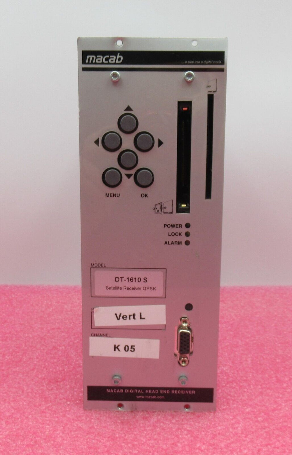 Macab Macab DT-1610S Digital Head End Satellite Receiver QPSK 6501609 – SaveOnKit