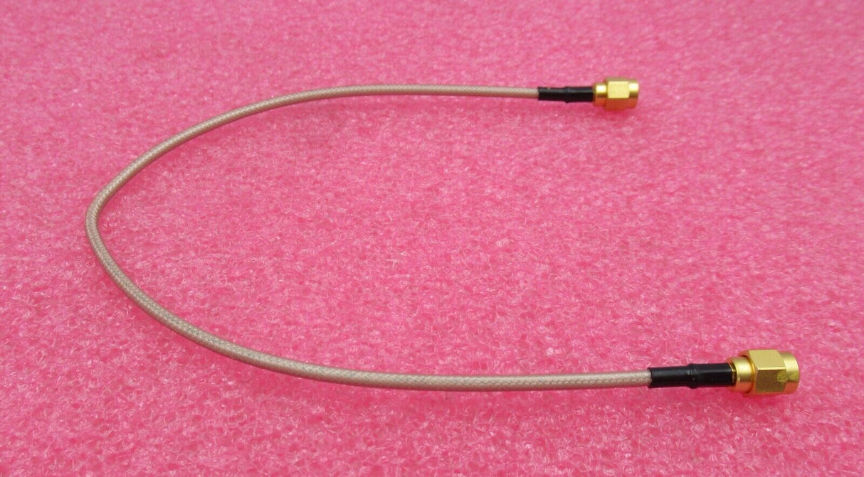 5 x SMA-Stecker gerade - SMA-Stecker gerade 300 mm braunes Koaxial-HF-Kabel
