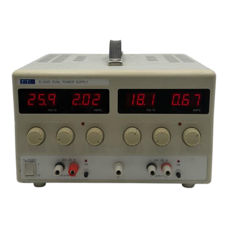 Thurlby Thandar TTi EL302D Dual Output 30V 120W 2A Linear Bench Power Supply1