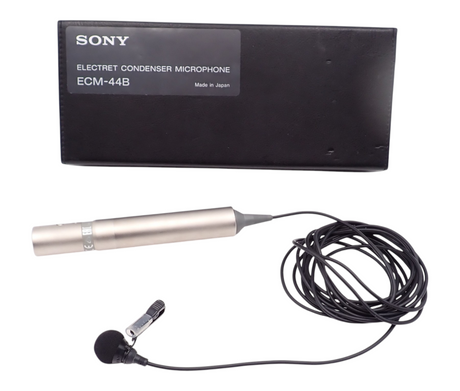 Sony ECM44B Affordable OmniDirectional Lavalier Electret Condenser Microphone1
