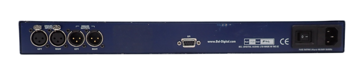 Bel Digital Audio 7120 7000 Series 2-Channel Analog Audio Delay Synchroniser7