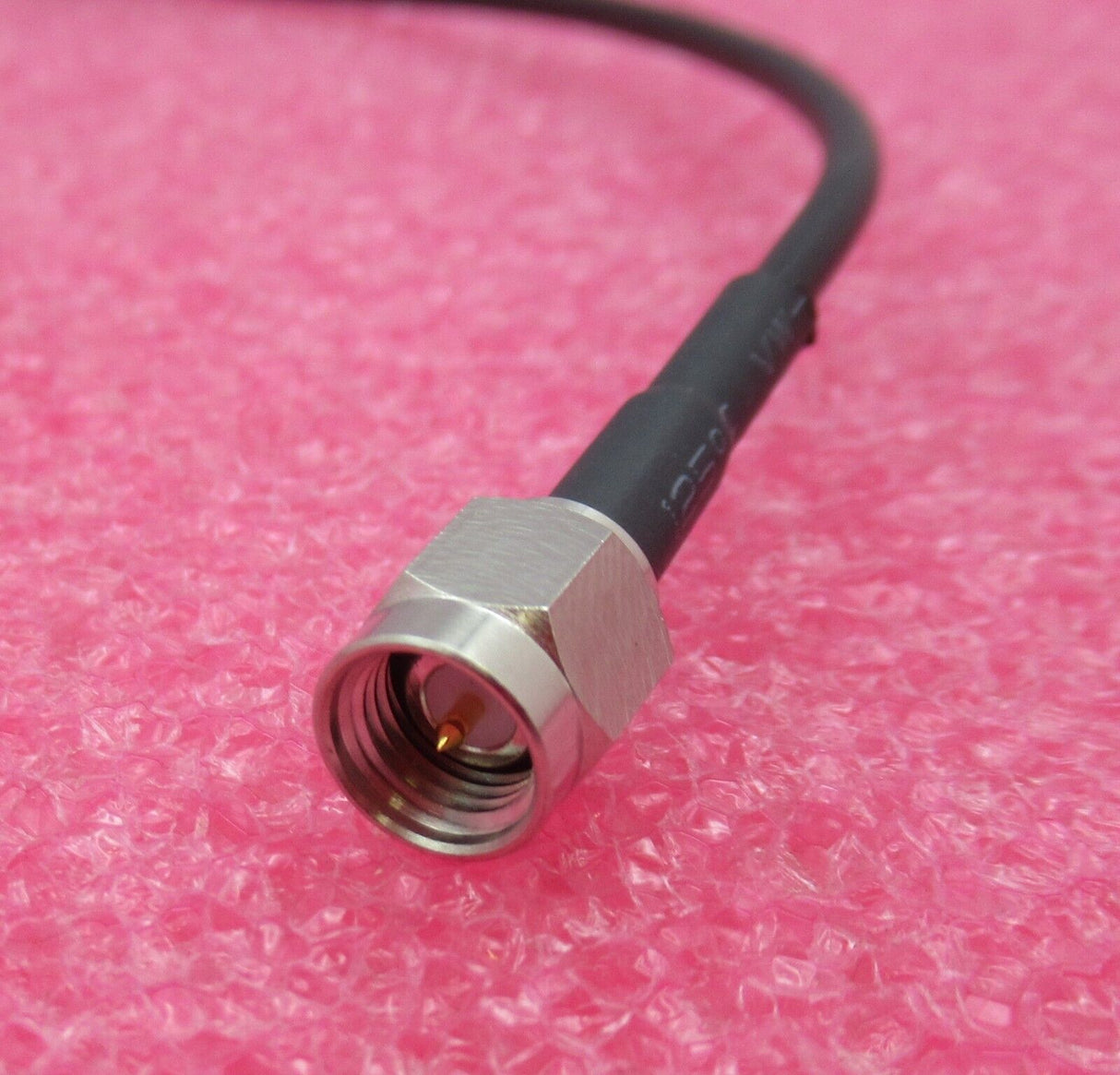 Câble coaxial RF noir 330 mm avec fiche SMA mâle droite vers fiche SMA mâle droite