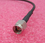 Câble coaxial RF noir 330 mm avec fiche SMA mâle droite vers fiche SMA mâle droite