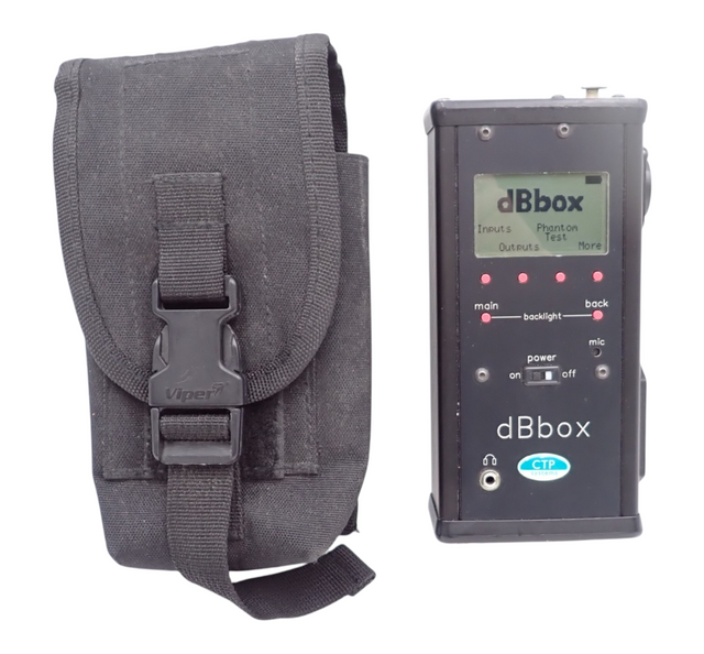 CTP Systems dBox Analogue AES/EBU BNC PPM Hand Held Audio Tester + Case0