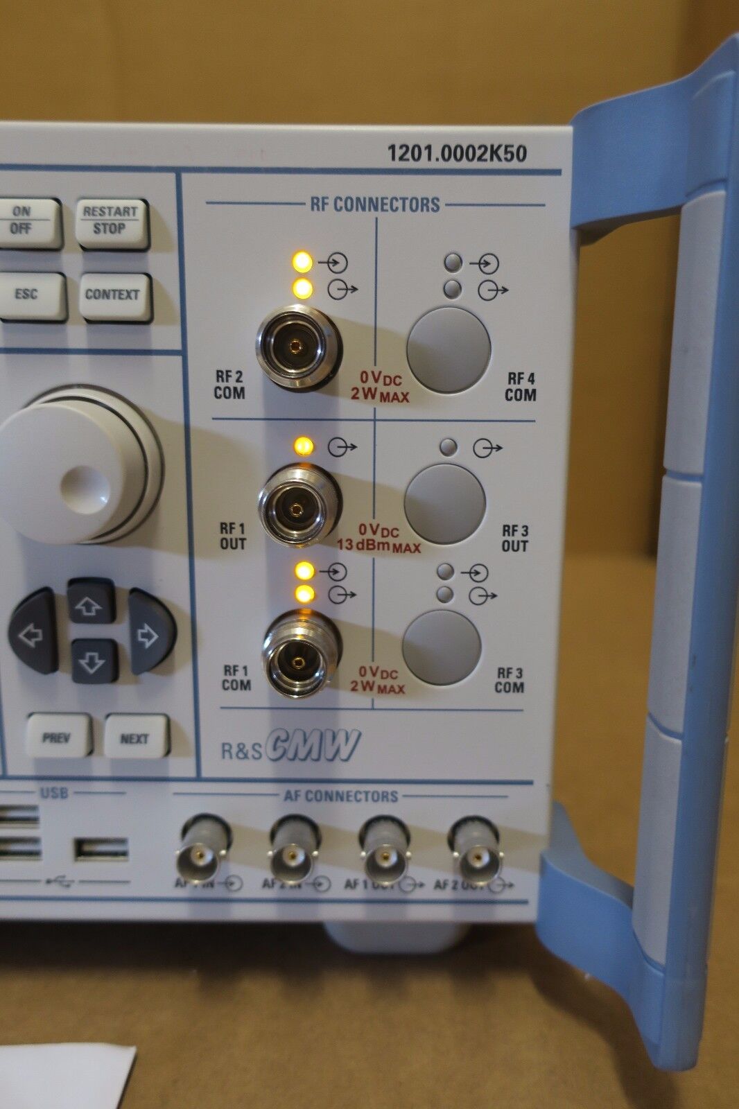 Rohde &amp; Schwarz CMW 500 1201.0002K50 LTE Wideband Radio Communication Tester R&amp;S