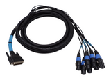 Avid Digidesign 7070 03148 01 12FT 25 pin DB25 To 8x XLR Female Snake Cable0
