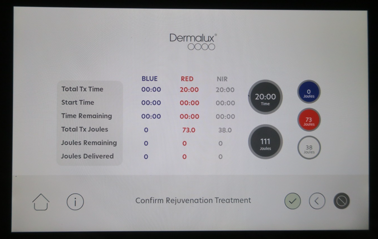 2024 Dermalux Compact Lite TriWave MD 415nm 633nm 830nm Phototherapy Unit LED6