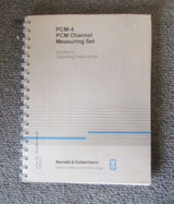 Wandel &amp; Goltermann PCM-4 E1 Kit de mesure de canal multiplexeur numérique PCM