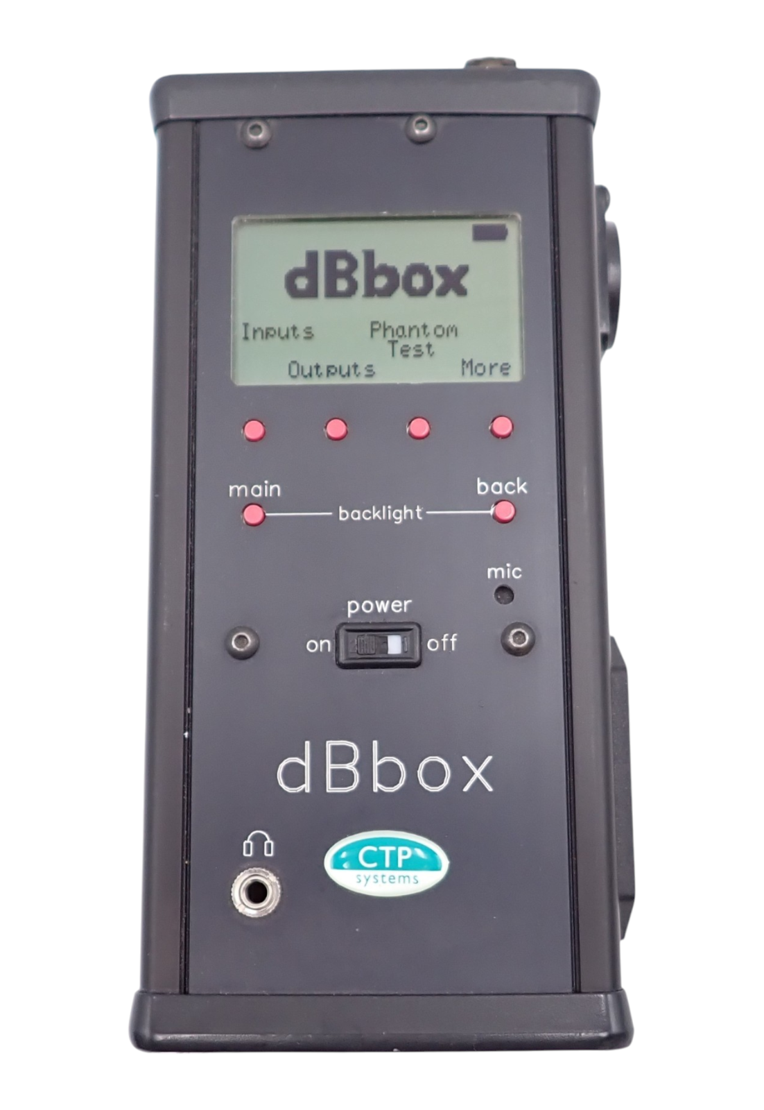 CTP Systems dBox Analogue AES/EBU BNC PPM Hand Held Audio Tester + Case4