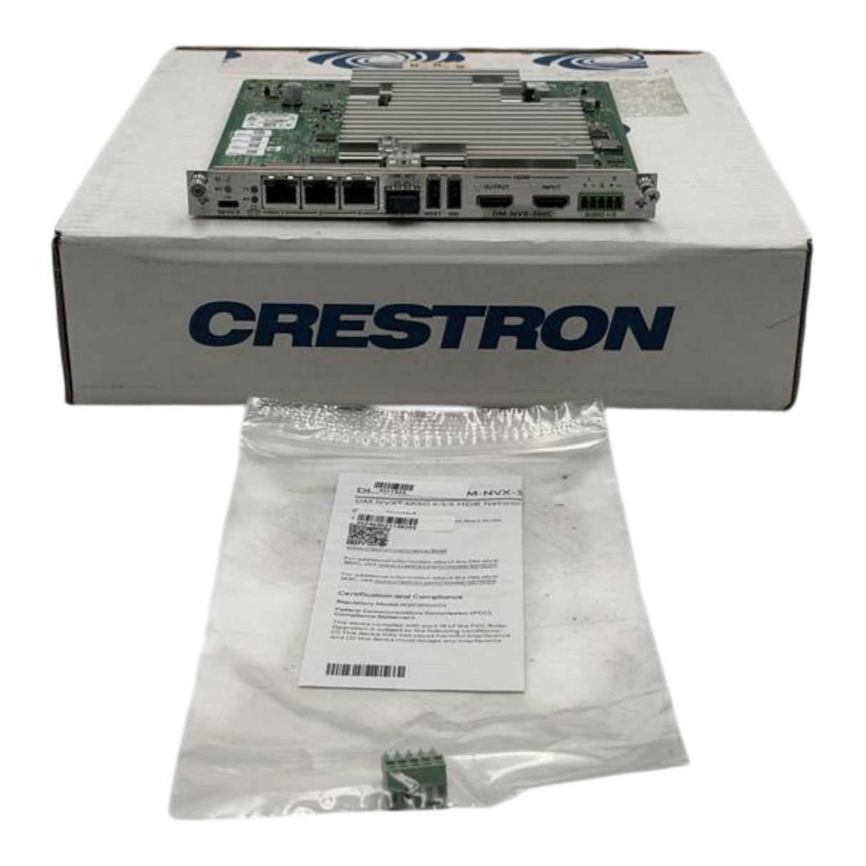 NEW Crestron DM NVX 360C 4K60 4:4:4 HDR AV Over IP Network Video Encoder Card0