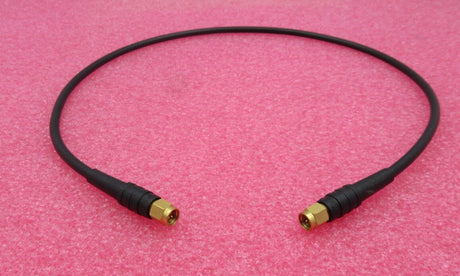 SMA-Stecker gerade auf SMA-Stecker gerade 0,6 m schwarzes Koaxial-HF-Kabel