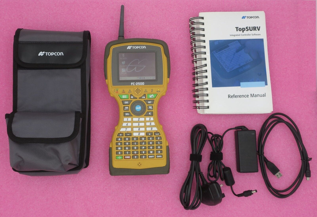 Contrôleur d'enquête robotique sur le terrain Topcon FC-2500 Collecteur de données RS-1 Radio 2,4 GHz