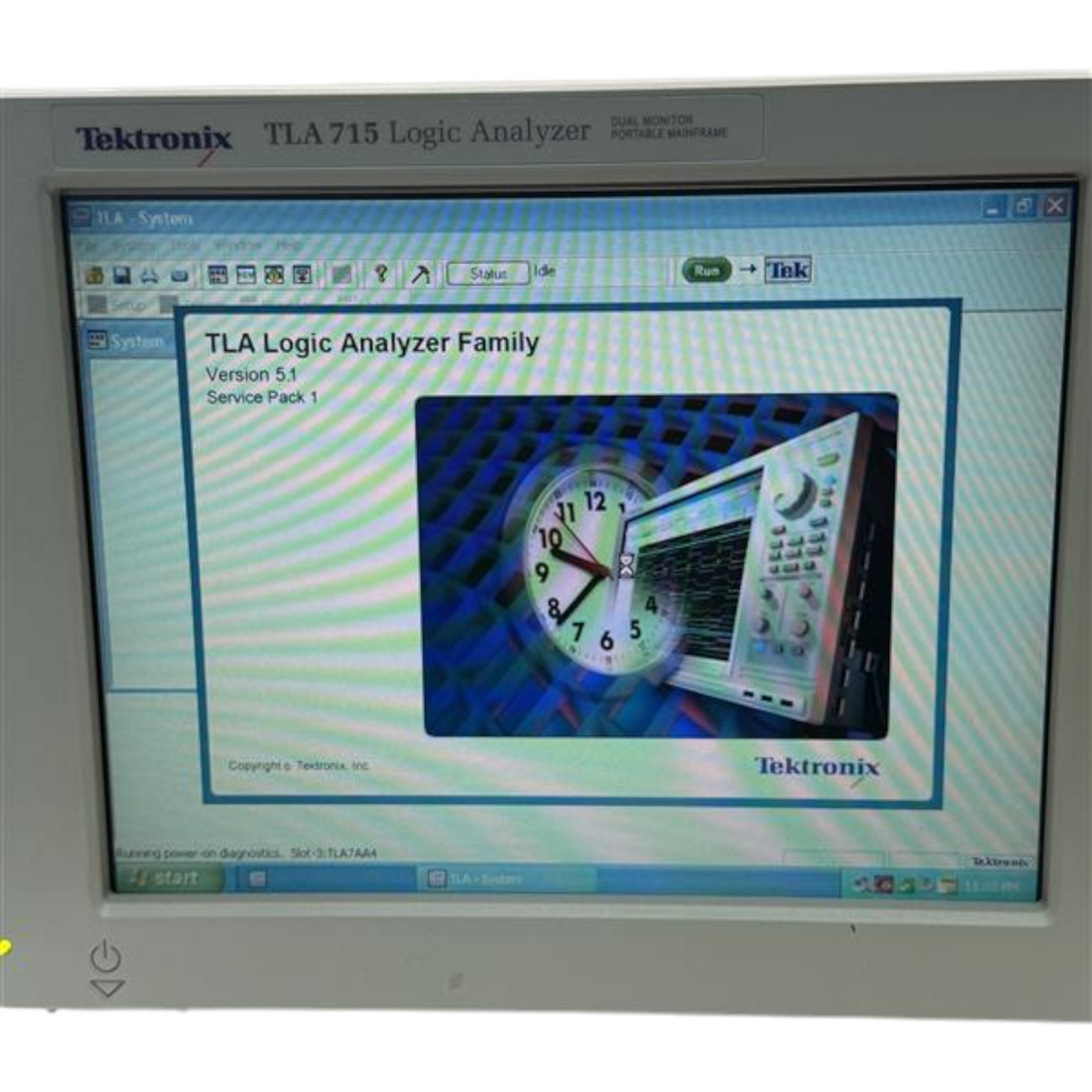 Tektronix TLA715 Logic Analyzer 2x TLA7AA4 272ch 8GHz 450MHz 8M+2M P6960 Probes2