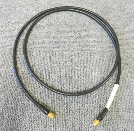SMA-Stecker gerade auf SMA-Stecker gerade, 1,1 m, schwarzes Koaxial-HF-Kabel