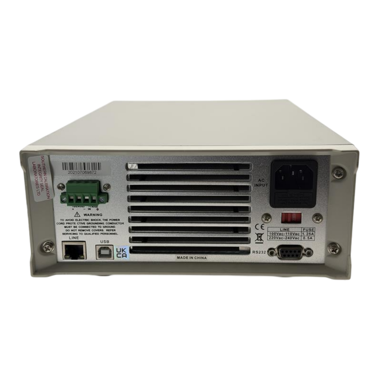 RS PRO RS KEL102 150W 120V 30A 4 Mode Programmable Electronic Load DC 201 82115
