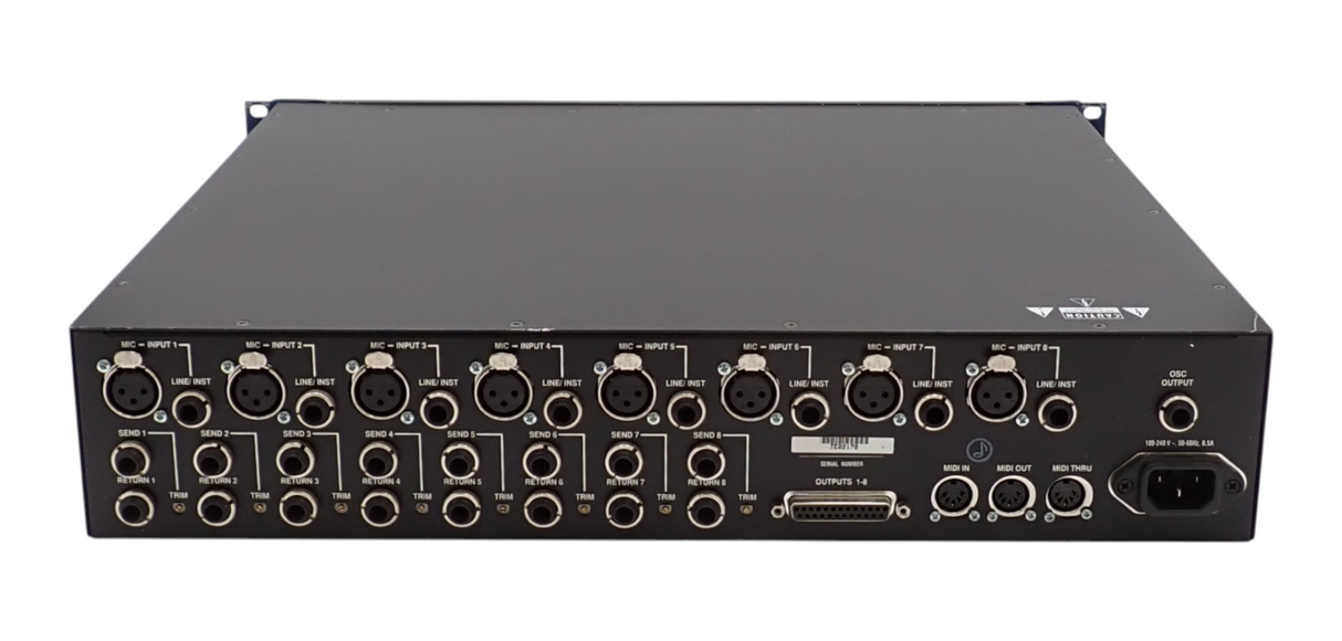 Avid Digidesign PRE MP008 8-Channel Remote Controlled Mic Preamp Silver / Blue5