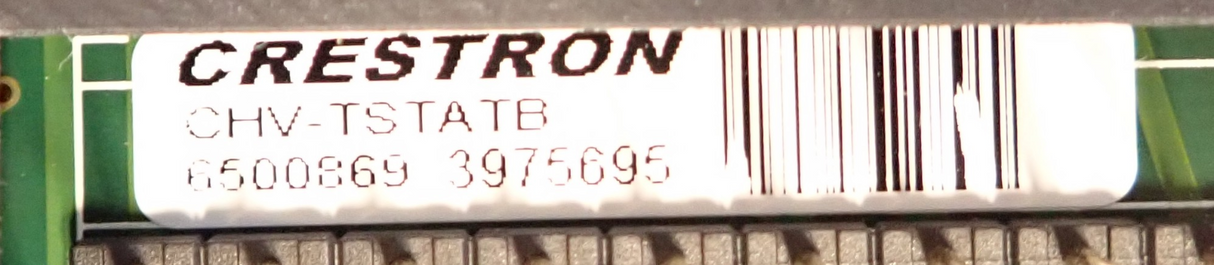 Crestron CHV TSTAT Black Faceplate Wall Mount Heating And Cooling Thermostat2