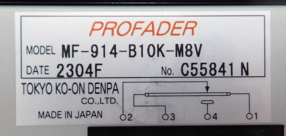 New Avid Profader 7020-38439-00 MF-914-B10K-M8V Studio Console S6 Motorized Fade5