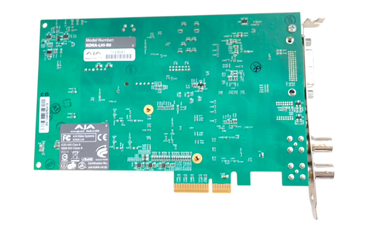AJA KONA LHI RO HD SD 10 bit Digital & 12 bit Analog PCIe Video Capturing Card6