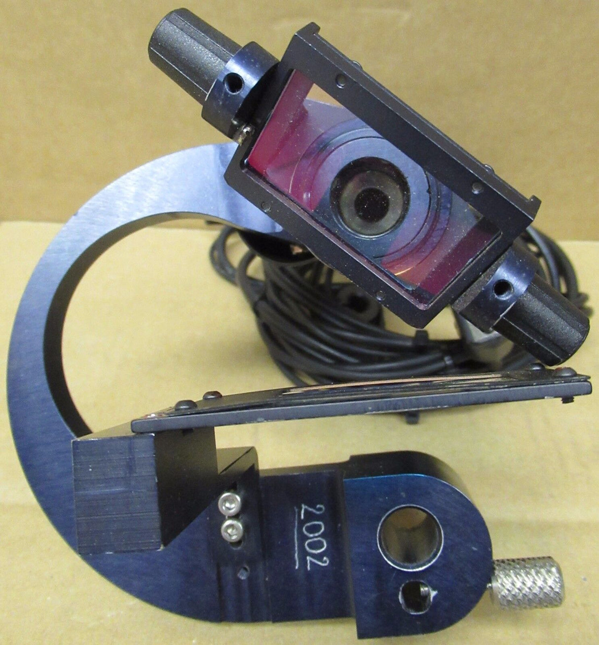 Laserblende Modell BMBQ Spaltlampe Laserkopf in Tragebox mit Fußpedal