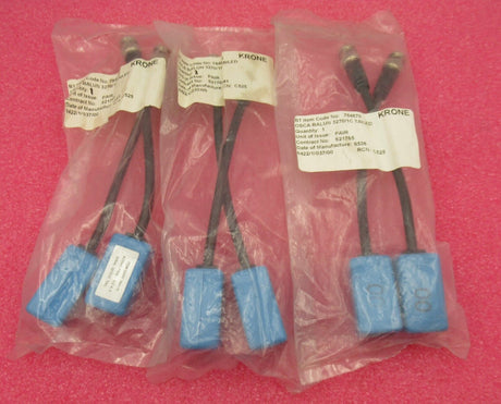 Lot de 6 x nouveaux baluns à queue BT Krone 784879 passifs BNC vers Cat5e RJ45 (2 pièces)