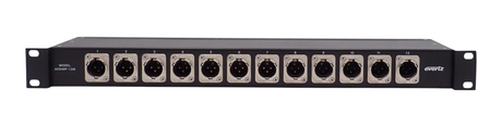 Evertz AESIMP12M AES XLR BNC Bulk Impedance Converters 1U Rackmount1