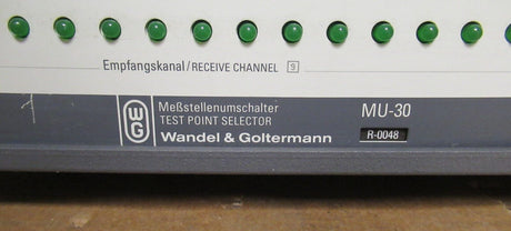 Sélecteur de points de test Wandel &amp; Goltermann MU-30