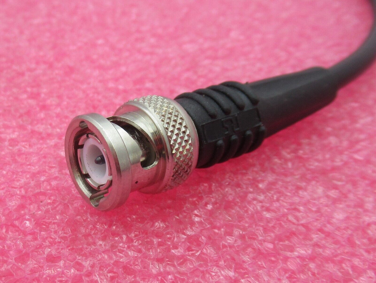 BNC-Stecker männlich gerade zum BNC-Stecker männlich gerade 600MM schwarzes Koaxial-HF-Kabel