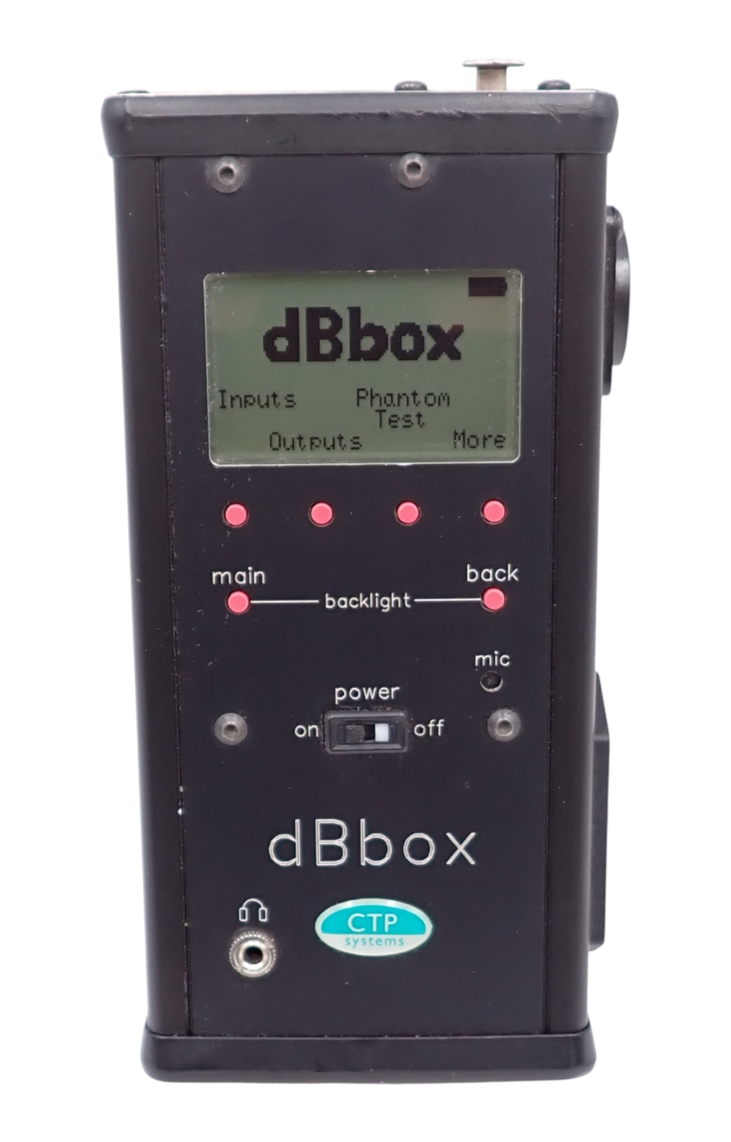 CTP Systems dBox Analogue AES/EBU BNC PPM Hand Held Audio Tester + Case3