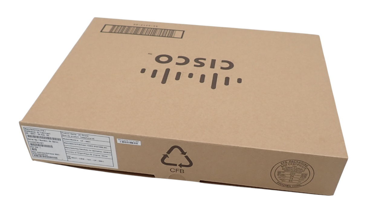 New Cisco CP 8851 IP PoE VoIP SIP Telephone Phone 5" Screen Duplex Speakers5