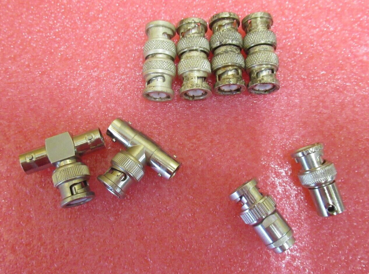 Konvolut 8 x Auswahl verschiedener BNC-Adapterstecker