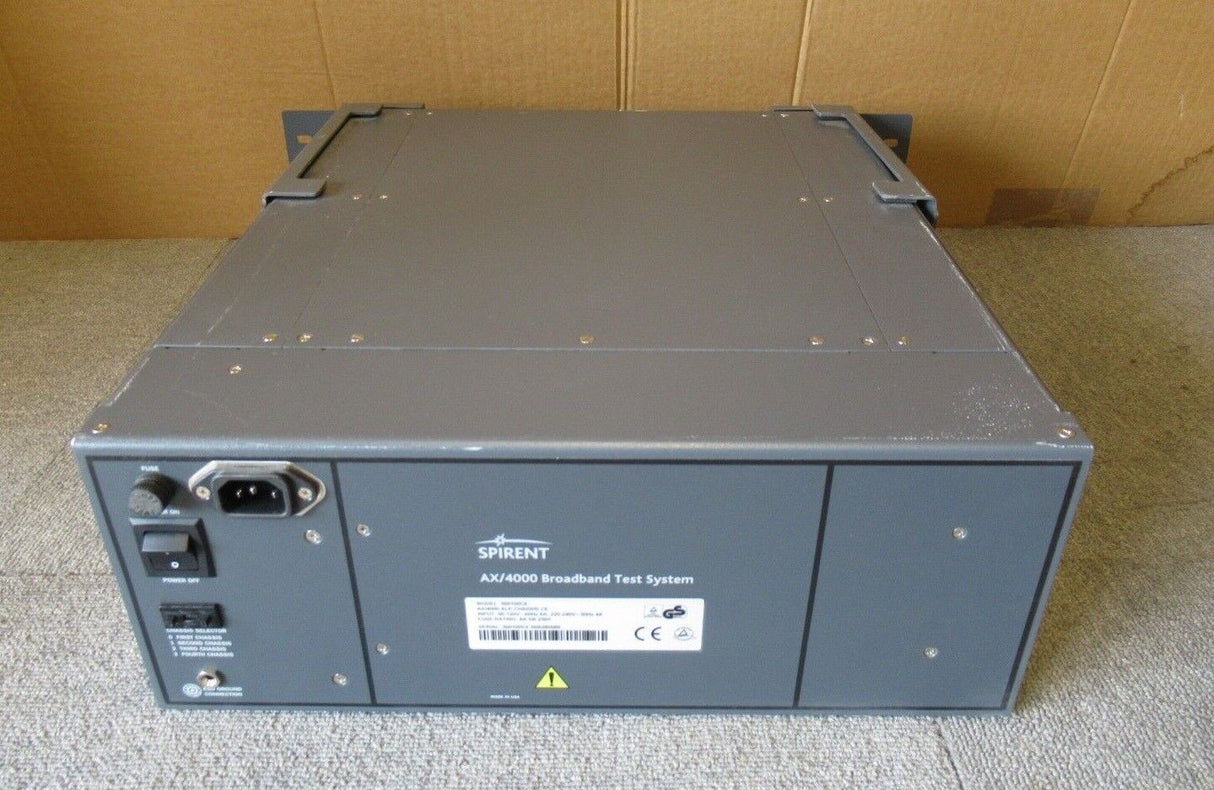 Spirent AX/4000 Broadband Test System 500100CE 500105 401325 500002CE 401324CE