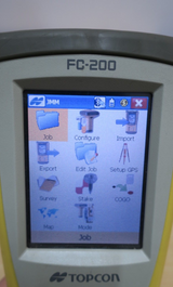 Récepteur GPS UHF GNSS numérique Topcon GR-3 Contrôleur de terrain FC-200 Base et Rover