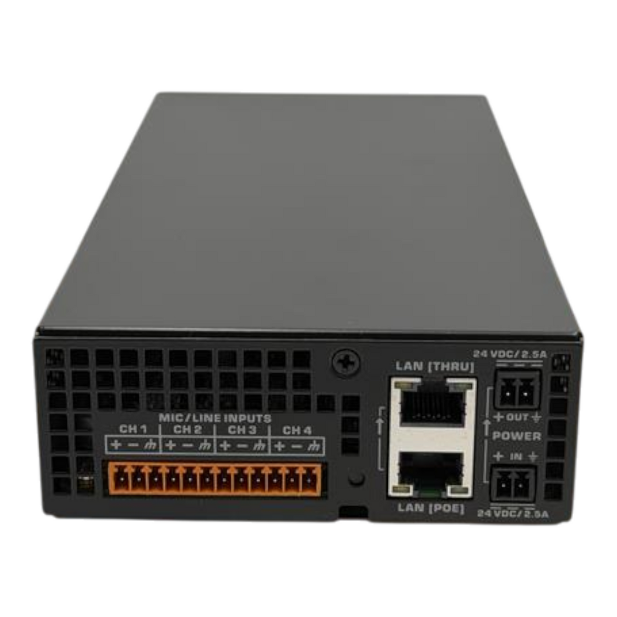 New QSC QIO-ML4i 4-Channel Mic / Line Input PoE Q-LAN Network Audio Expander3