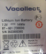 New Original Vocollect Rechargeable 7.2V-14Whr Battery BT-601 For T2 Series