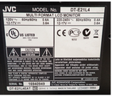 JVC DTE21L4 21" LCD LED HDMI HDSDI SDI Studio Broadcast Monitor15