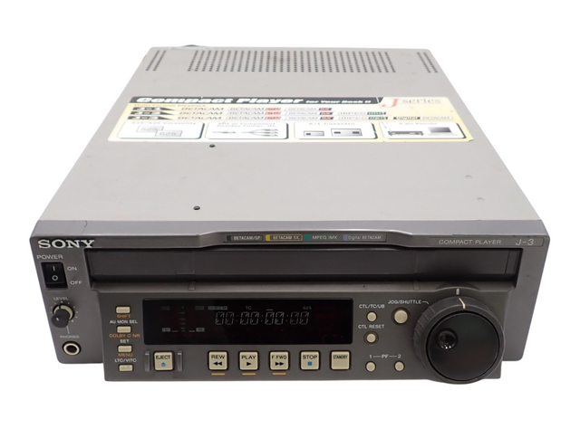 Sony J-3 Compact Multi-Format Tape Player SDI DigiBeta Player Betacam  BetacamSP0
