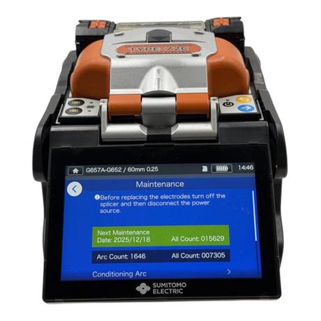 Sumitomo TYPE 72C Core Alignment Fusion Splicer + FC 6RS Auto Rotation Cleaver1