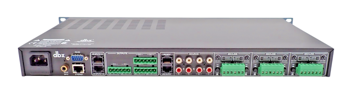DBX ZonePRO 1261m DBX1261MV-EU 12x6 Digital Zone Processor 1U 19" Rackmount5