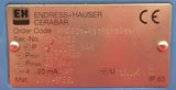 Endress + Hauser Cerabar PMC631 Drucktransmitter R31P9H1DYY Gase Dampf