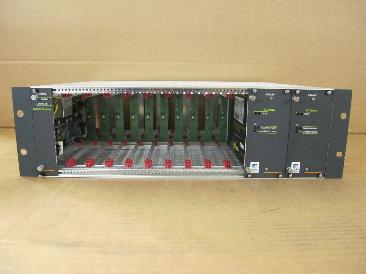 Châssis Scientific Atlanta et récepteur Titan 92 Dub-S2, alimentation secteur Galaxy LS5660