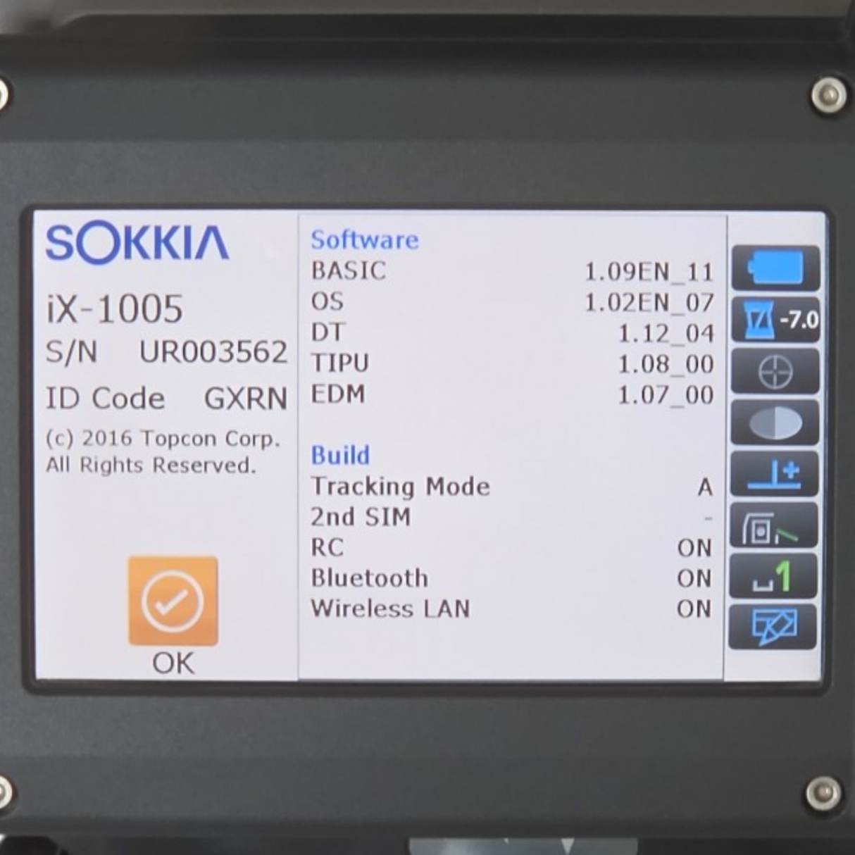 Sokkia iX 1005 5″ Robotic Total Station Ultrasonic Motor Surveying Instrument1