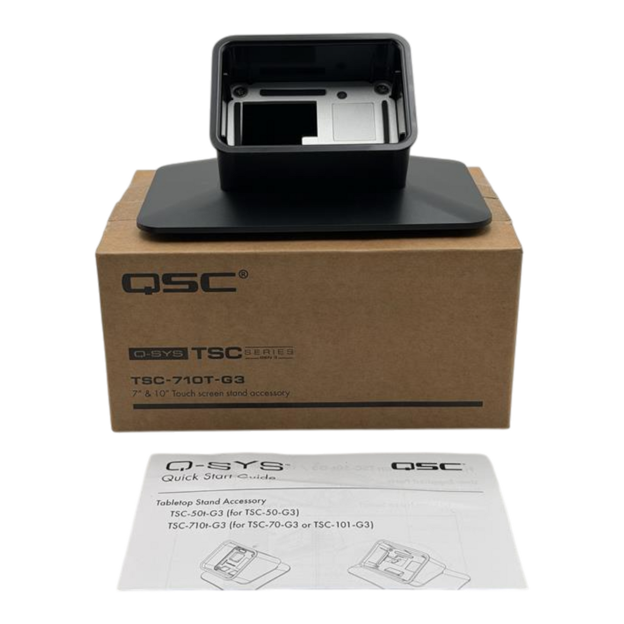 New QSC Q SYS TSC Series 7" & 10" Touch Screen Stand Accessory TSC 710T G30