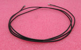 Câble coaxial RF noir 2 m avec fiche SMA mâle droite vers fiche SMA mâle droite